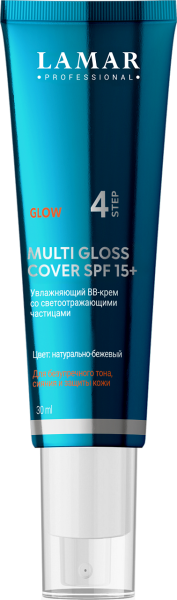 0301 Увлажняющий BB-крем со светоотражающими частицами MULTI GLOSS COVER SPF 15+, 30 мл